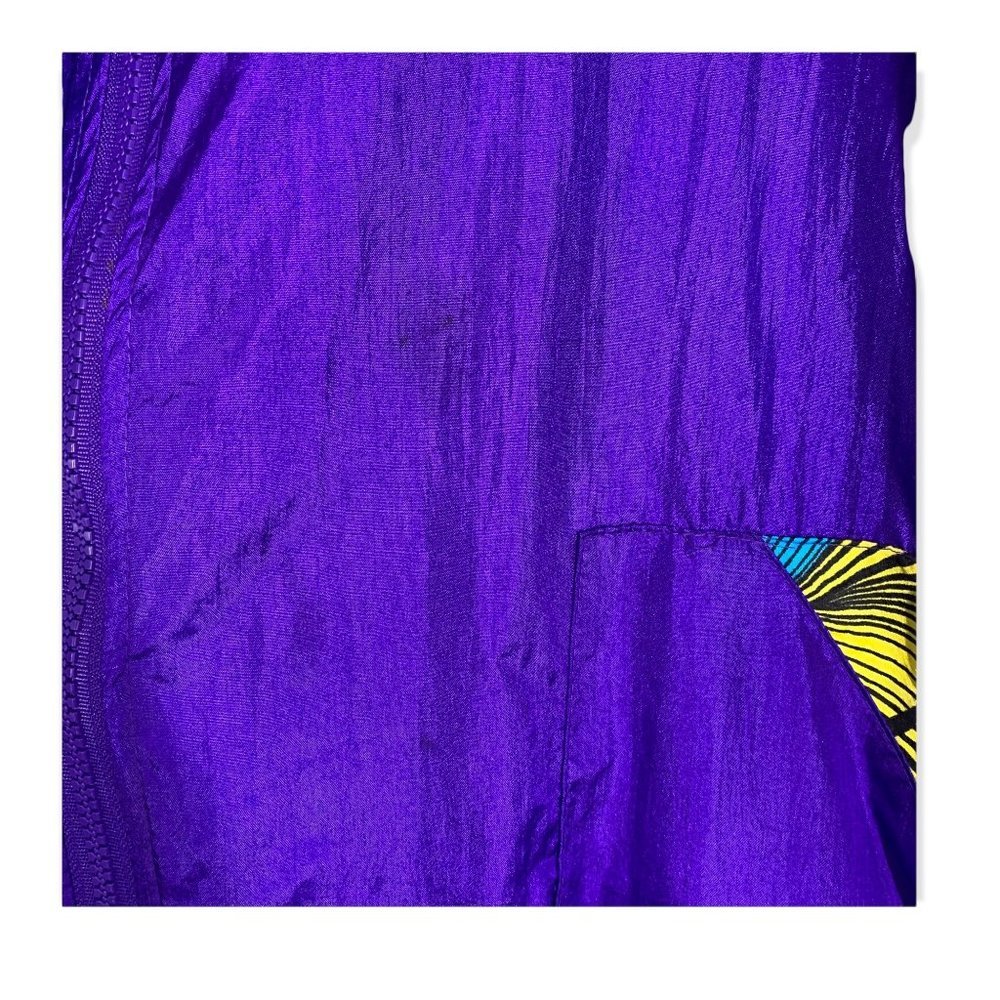 Vintage 90s Honors Athleisure Zip Up Jacket 2X - Picture 4 of 9